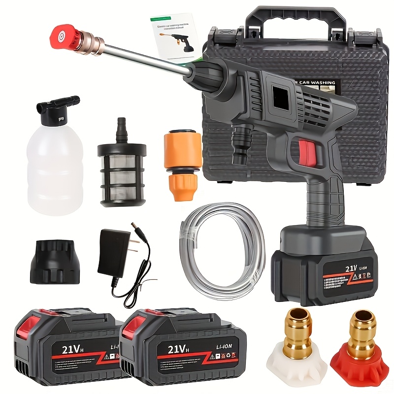 Power Tools Green Color - High-pressure Line Cleaning Machine, Rechargeable Battery,