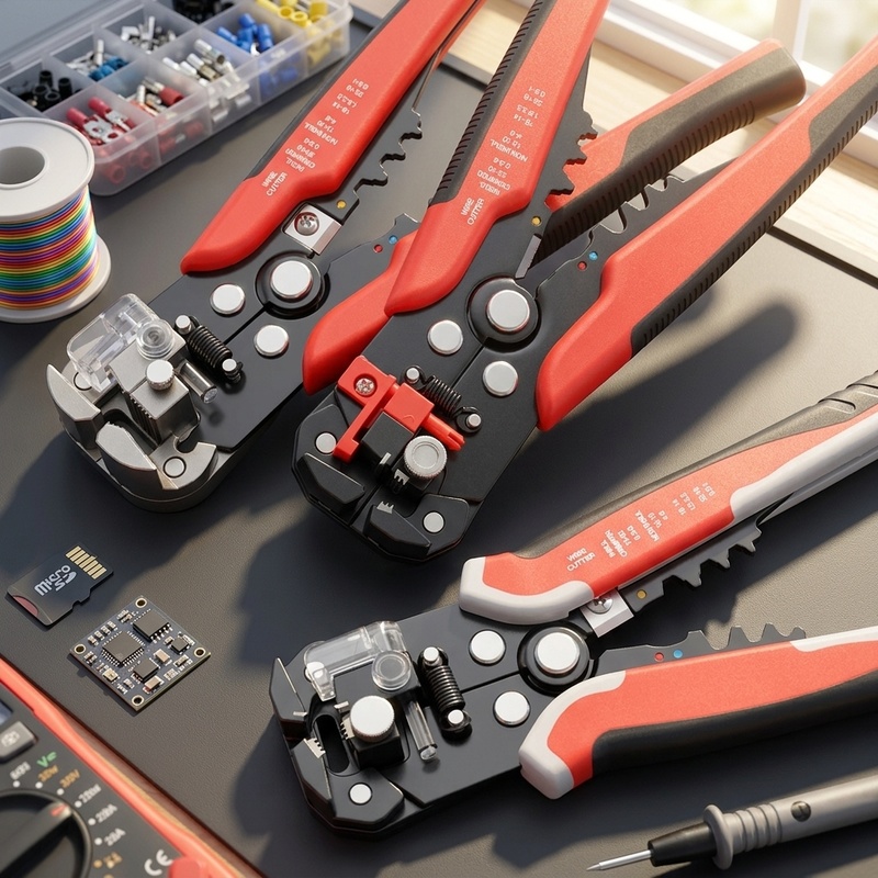 Power Tools America - Professional Automatic Wire Stripper Cutter Crimper,