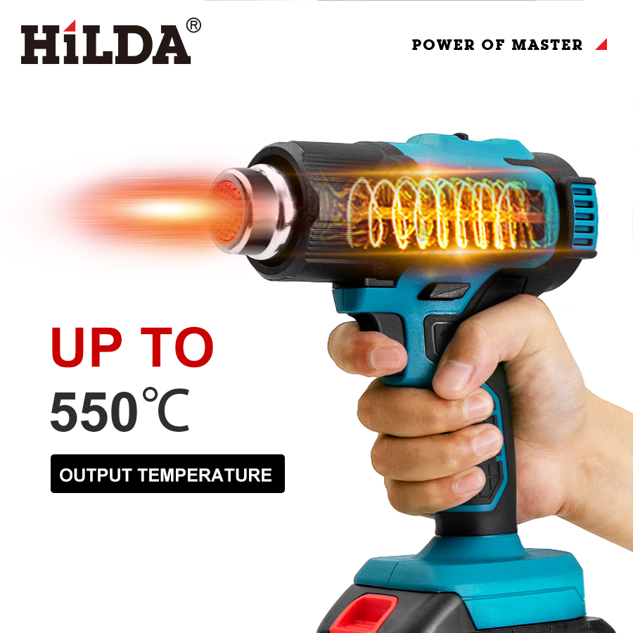 Power Tools Pink - HILDA Handheld Hot Air Gun Adjustable