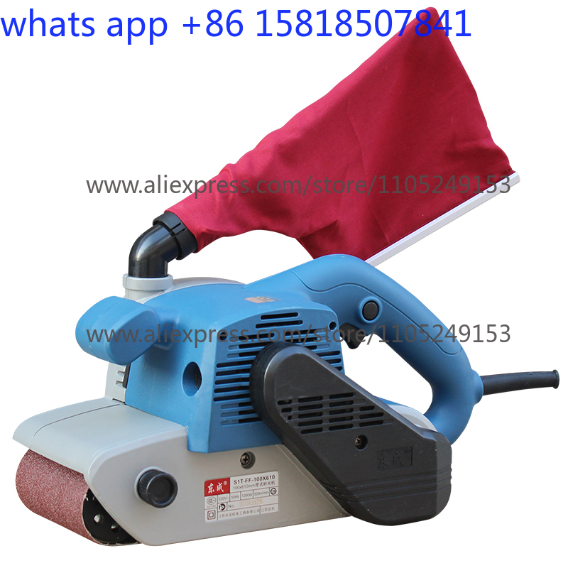 Power Tools Dongcheng - Dongcheng belt grinder stainless steel sanding