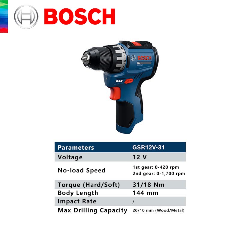 BOSCH GSR 12V-31 Professional  - Power Tools Drill review and price