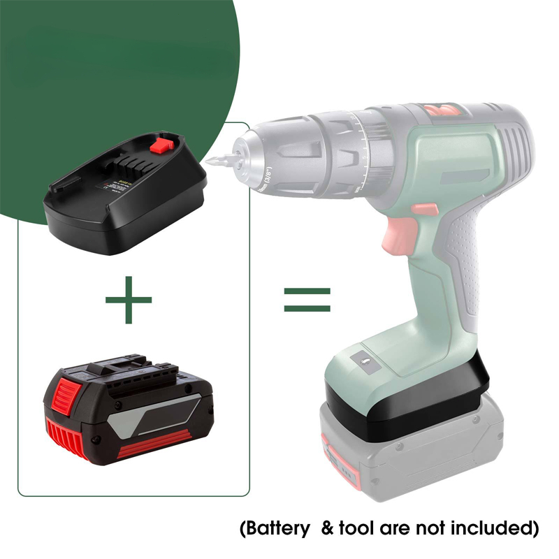 Battery Adapter For Bosch/Dewa - Power Tools Green Color review and price