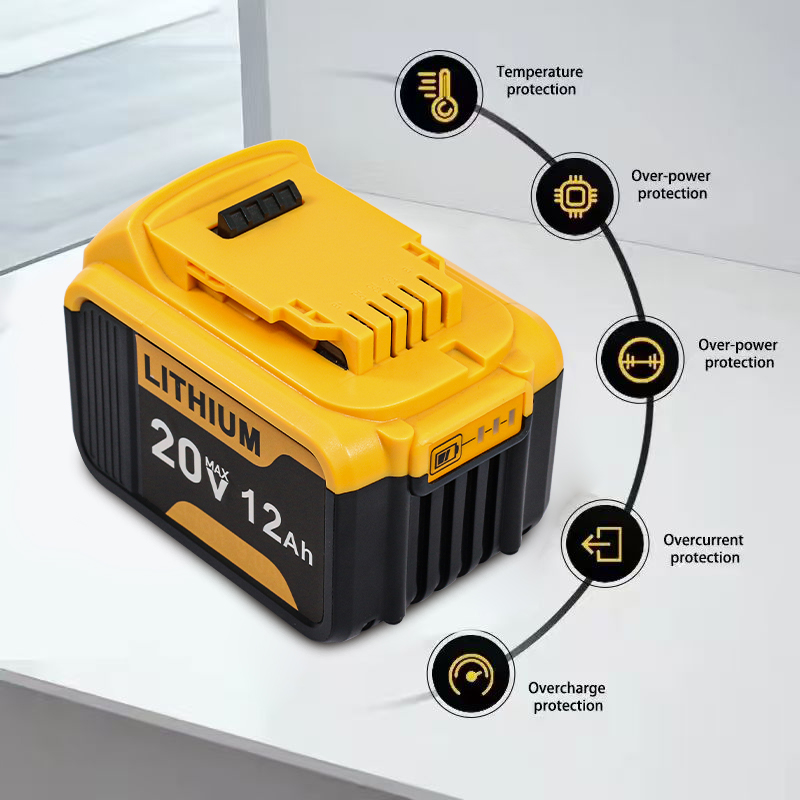 12.0Ah Battery Replacement Com - Power Tools Yellow And Black review and price