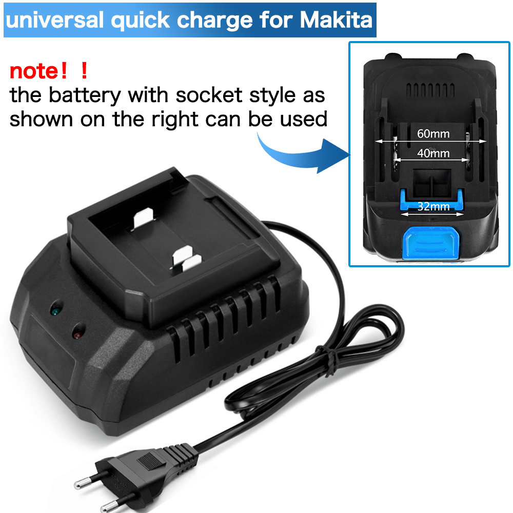 Charger EU/US/UK Plug for 18V  - Power Tools Uk review and price