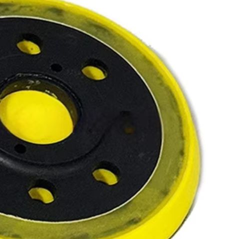 5 Inch 8 Hole Polyurethane Bac - Power Tools Yellow And Black review and price