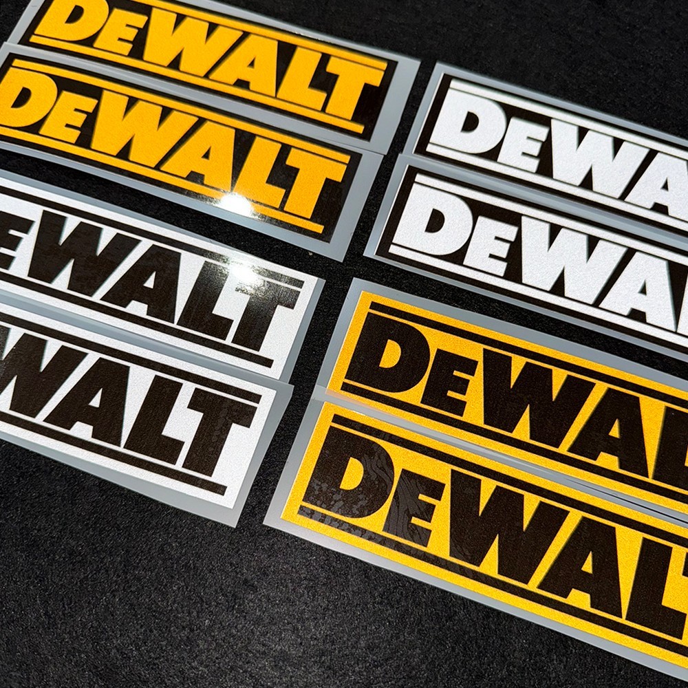 Reflective DEWALT Logo Sticker - Power Tools Logo review and price