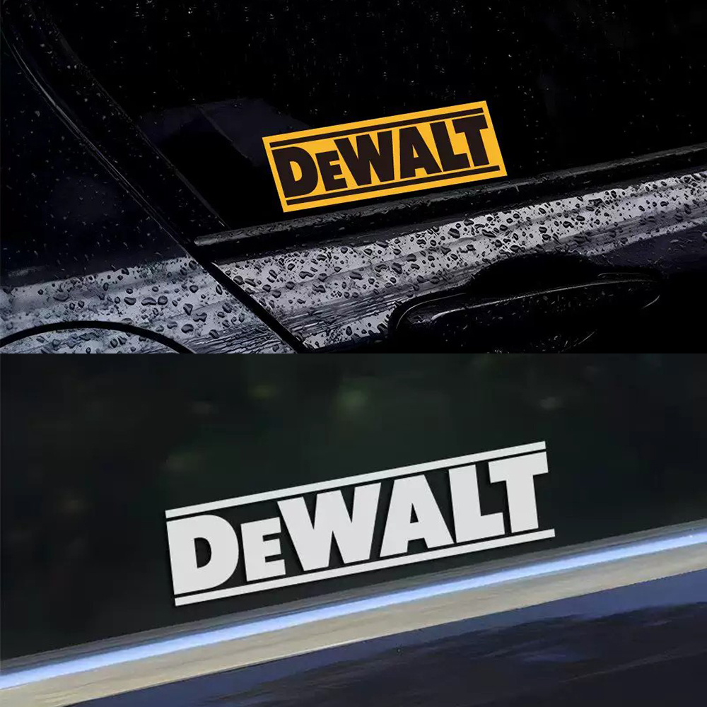 Reflective DEWALT Logo Sticker - Power Tools Logo review and price