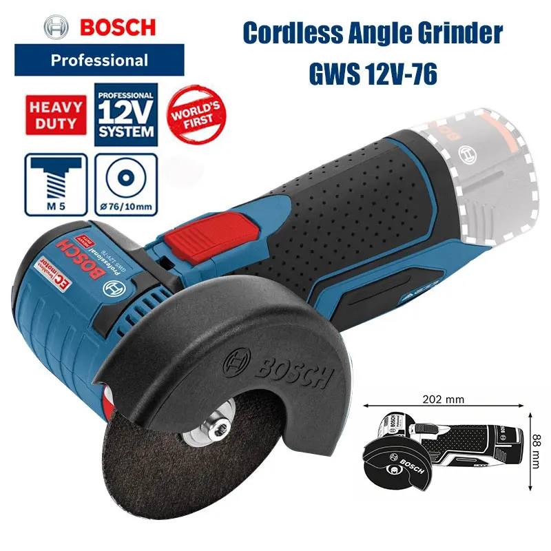 Bosch  GWS 12V-76 Professional - Power Tools Bosch review and price