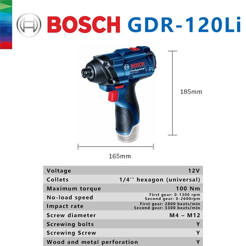 Bosch Original GDR 120-LI Rech - Power Tools Bosch review and price