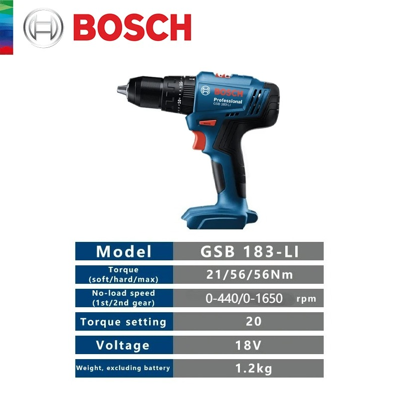 Bosch Electric Drill GSB183-LI - Power Tools Bosch review and price