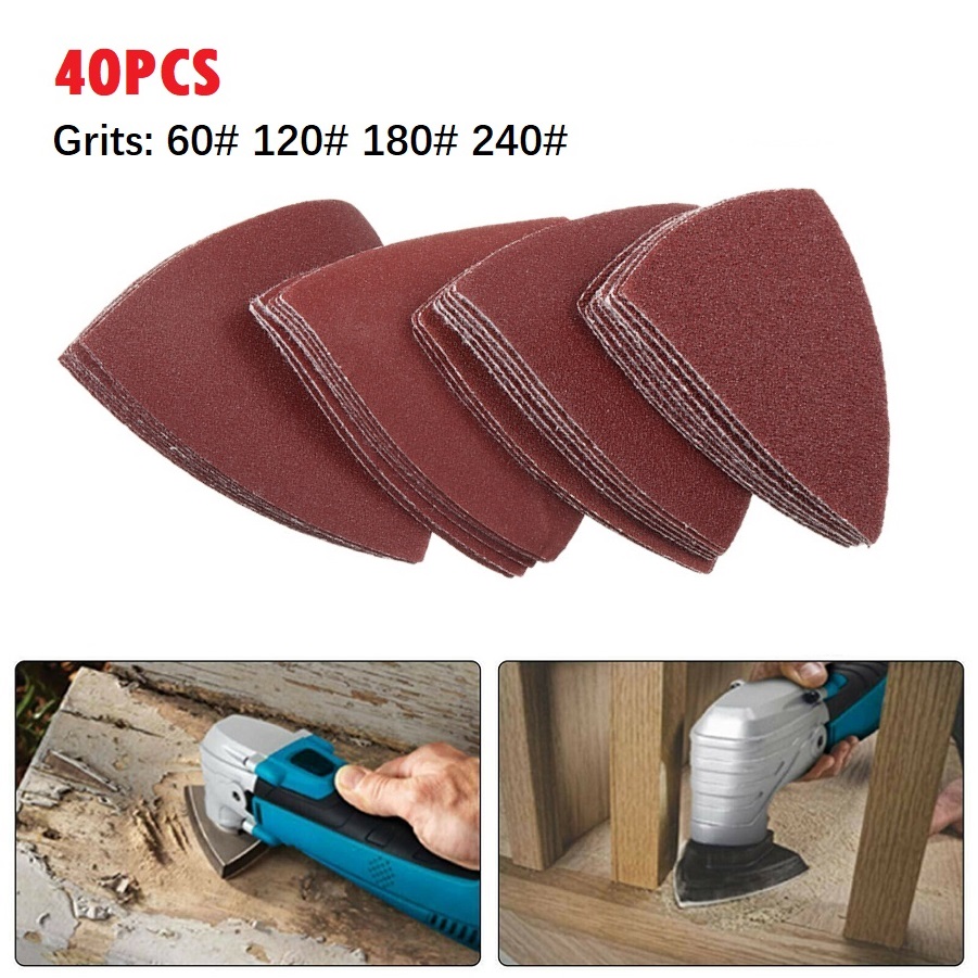 40pcs 80mm Aluminum Oxide Tria - Oscillating Multi Tool review and price