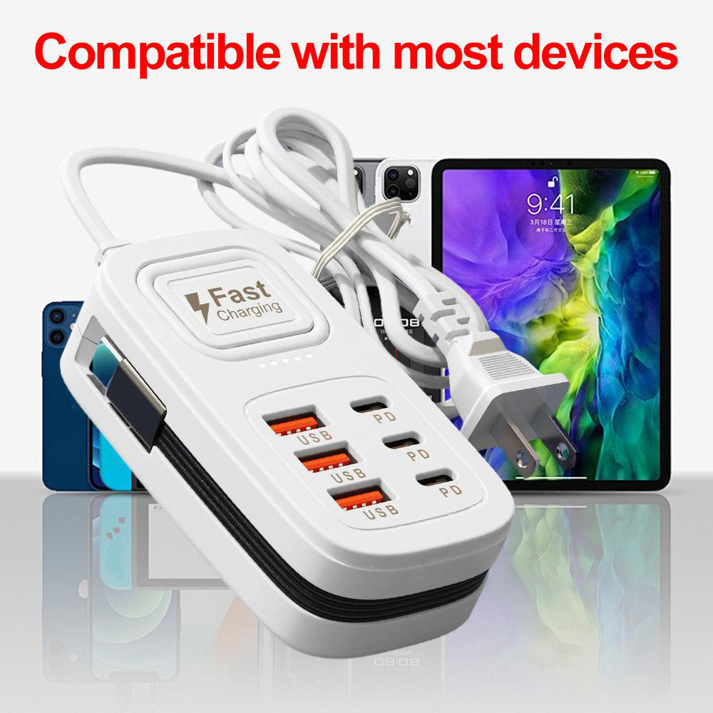 6 Port USB Fast Charger Power  - Power Tools Uk review and price