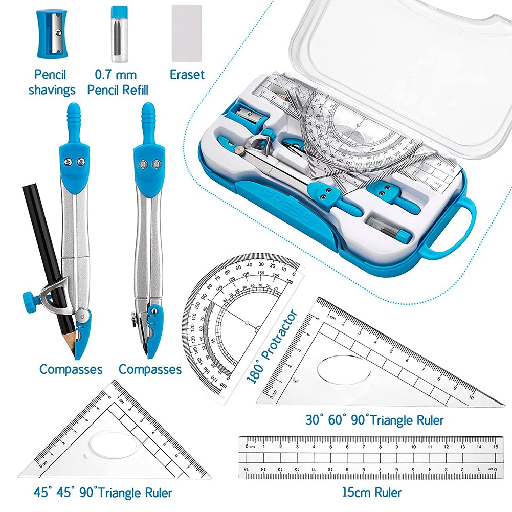 New Shown-Geometry Set 10 Pcs  - Power Tools Drawing review and price