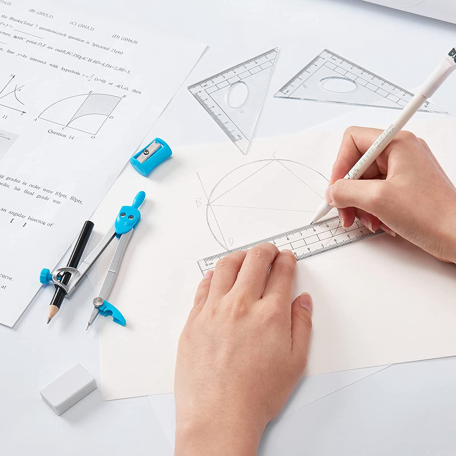 New Shown-Geometry Set 10 Pcs  - Power Tools Drawing review and price